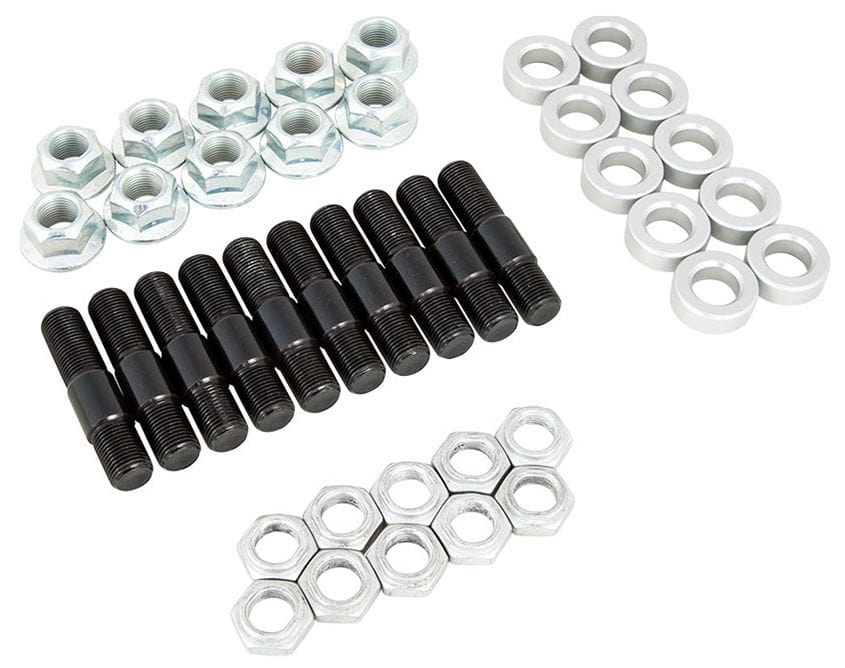 STRANGE With .4375" Aluminium Wheel Washers Strange Chrome-Moly 5/8" Stud Kit STA1037 SR