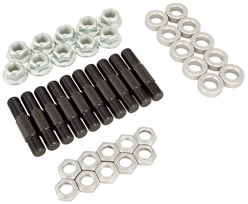 STRANGE With .4375" Aluminium Wheel Washers Strange Chrome-Moly 5/8" Stud Kit STA1038 SR
