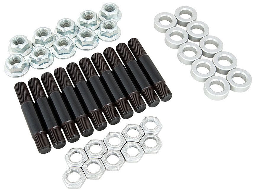 STRANGE With .4375" Aluminium Wheel Washers Strange Chrome-Moly 5/8" Stud Kit STA1039 SR