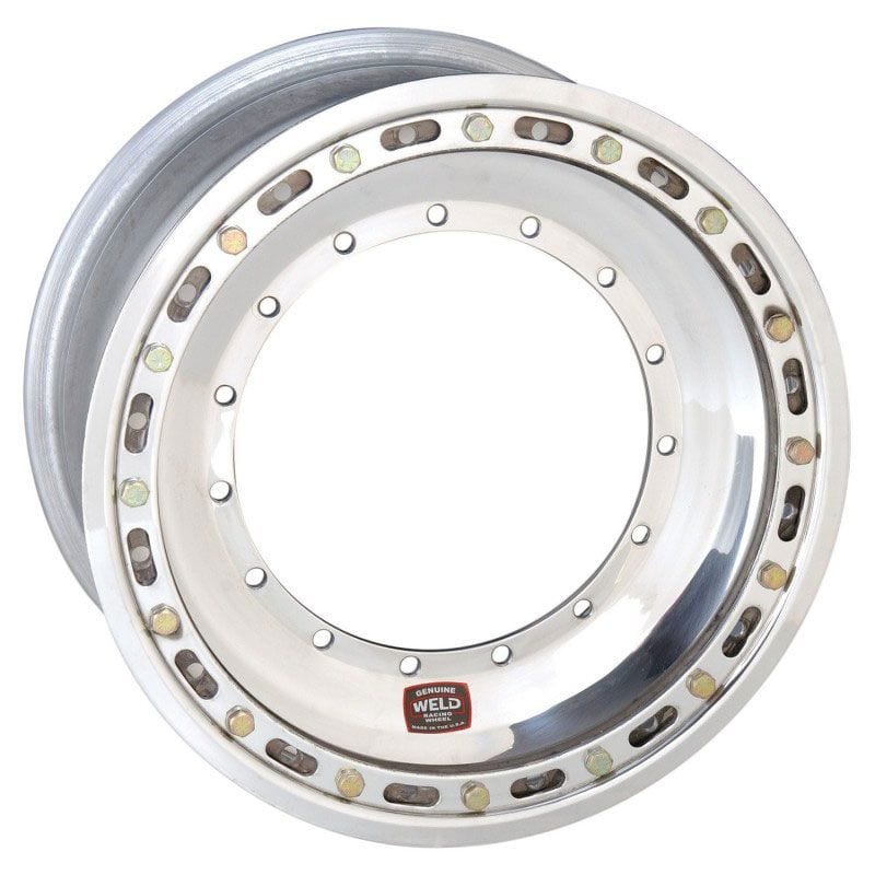 WELD 15" x 8" 3" B/S Suit 5 x 9.750" B/C, Outer Bead-Loc Weld Racing Sprint Direct Mount Wheel - Polished WE860-50823 SR