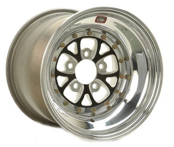 WELD 15" x 8" 4" B/S Suit 5 x 4.75" B/C (Non Bead-Loc) Weld Racing V-Series Rear Drag Rim - Black Center WE784B-508278 SR