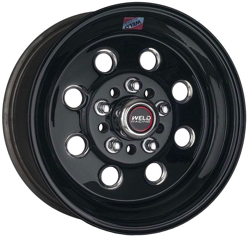 WELD 5 x 4.5/4.75" (Multi-Fit) Bolt Circle with 3.5" Backspace Weld Racing Draglite 15" x 6" Wheel - Black Finish WE90B-56346 SR