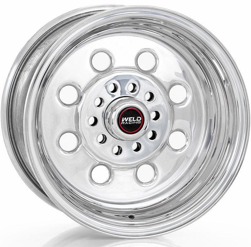 WELD 5 x 4.5/4.75" (Multi-Fit) Bolt Circle with 5.5" Backspace Weld Racing Draglite 15" x 9" Wheel - Polished Finish WE90-59350 SR