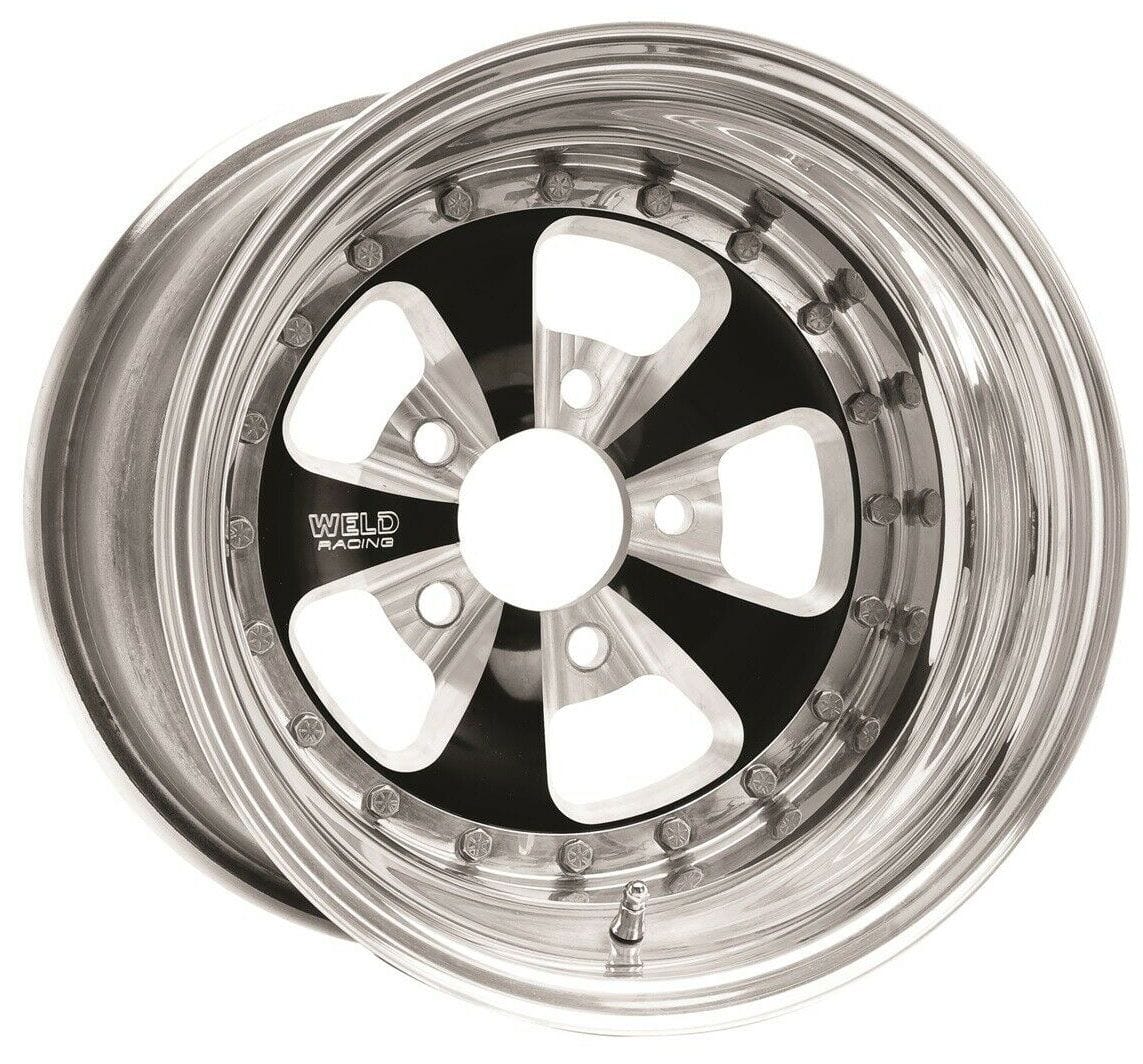 WELD 5 x 4.5" Bolt Circle with 3.5" Backspace Weld Racing Classic RT 15 x 10" Wheel, Black WE795B-510206 SR