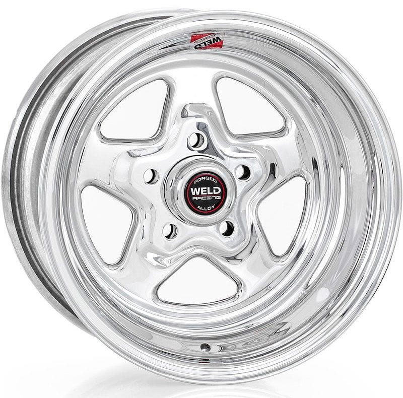 WELD 5 x 4.5" Bolt Circle with 3.5" Backspace Weld Racing ProStar 15" x 10" Wheel - Polished Finish WE96-510206 SR