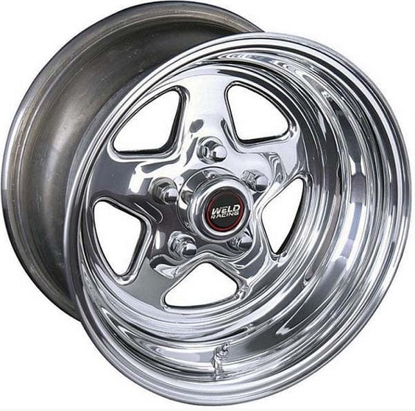 WELD 5 x 4.5" Bolt Circle with 4.5" Backspace Weld Racing ProStar 15" x 6" Wheel - Polished Finish WE96-56208 SR