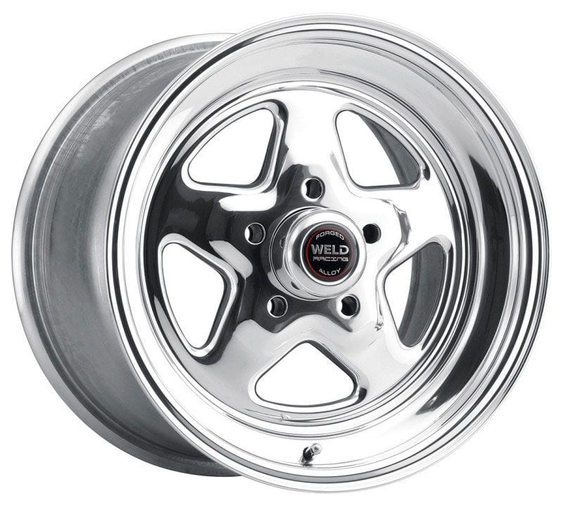 WELD 5 x 4.5" Bolt Circle with 5.5" Backspace Weld Racing Pro Star 15" x 8" Wheel - Polished Finish WE96-58210 SR