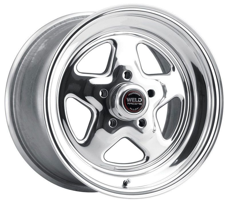 WELD 5 x 4.5" Bolt Circle with 7.5" Backspace Weld Racing ProStar 15" x 10" Wheel - Polished Finish WE96-510214 SR