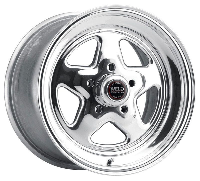 WELD 5 x 4.75" Bolt Circle with 4.5" Backspace Weld Racing Pro Star 15" x 8" Wheel - Polished Finish WE96-58278 SR