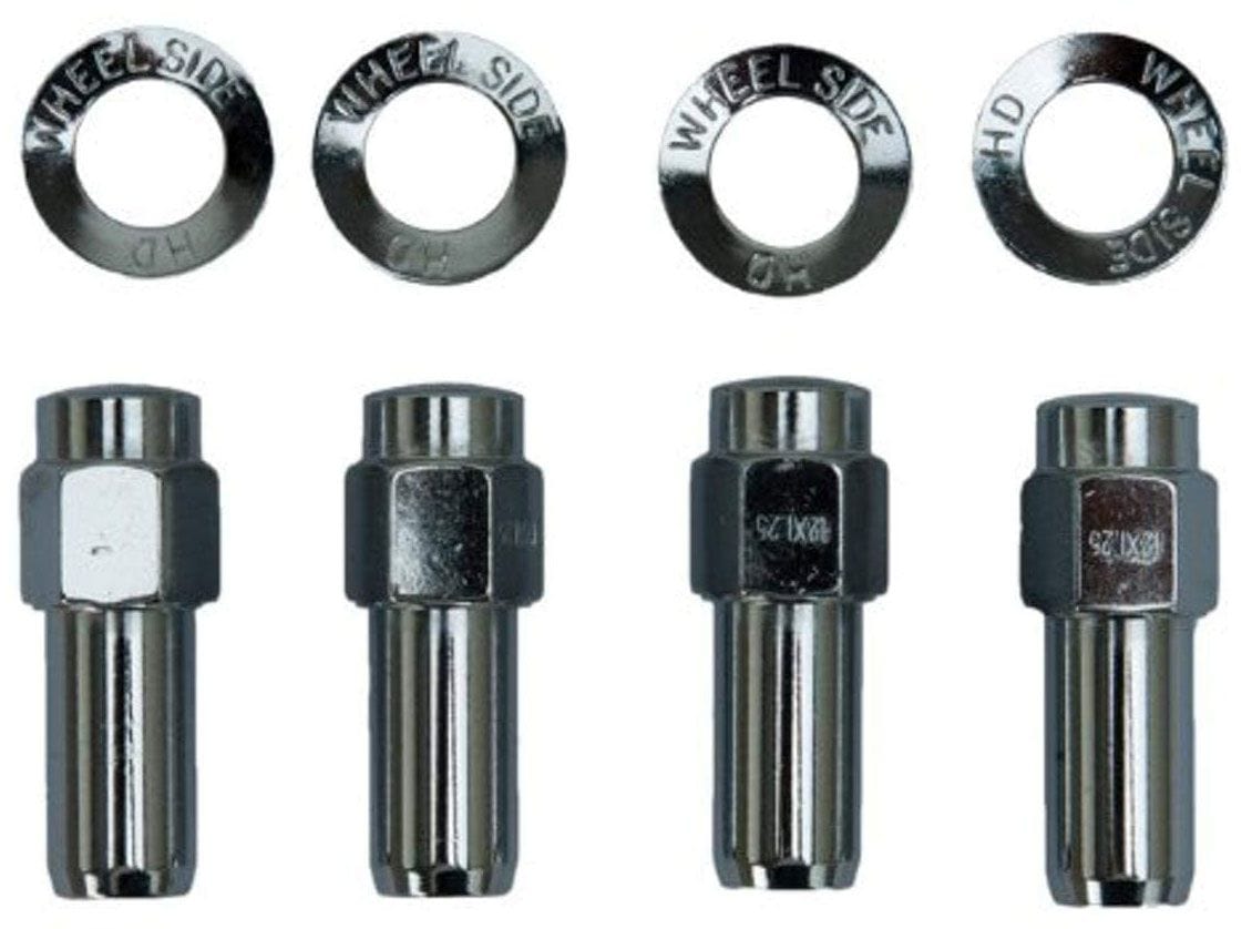 WELD Suit Draglite, Rodlite, Prostar Wheels (4 Pack) Weld Racing Closed End Wheel Nut and Washer 12mm x 1.5" WE601-1412 SR