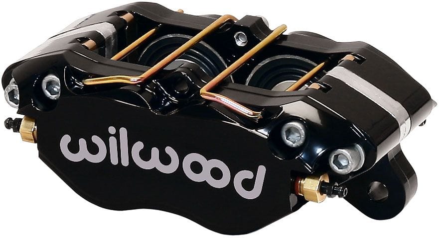 WILWOOD 1.38"/1.38" Bore Size, 0.81" Disc Width, 7812 Pad Plate Wilwood 4 Piston Lug Mount Billet DynaPro Caliper with Dust Boots WB120-11481 SR