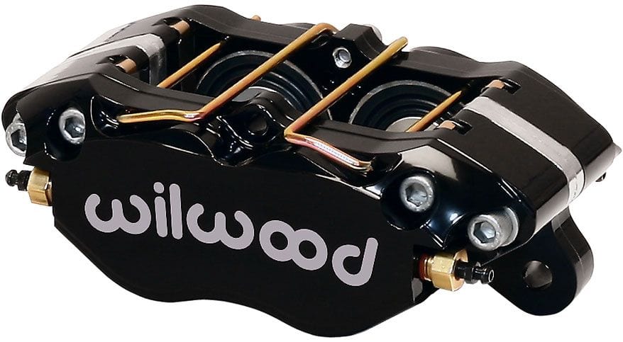 WILWOOD 1.75"/1.75" Bore Size, 0.81" Disc Width, 7812 Pad Plate Wilwood 4 Piston Lug Mount Billet DynaPro Caliper with Dust Boots WB120-11482 SR