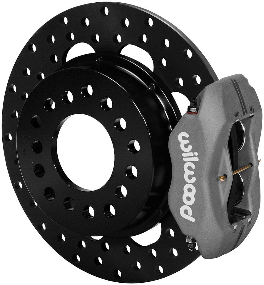 WILWOOD Suit Big Ford New Style, 2.50" Axle Offset, 1.59" Hat, Drilled Wilwood Forged Dynalite Pro Series Rear Brake Kit Billet WB140-2119-BD SR
