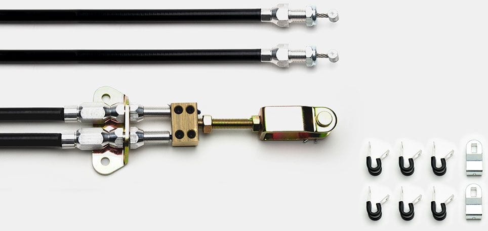 WILWOOD Suit Wilwood Forged Dynalite & Billet Superlite 4 Internal Park Brake Wilwood Universal Hand Brake/Park Brake Cable Kit WB330-9371 SR