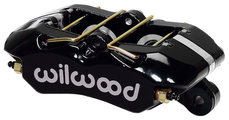 WILWOOD Wilwood FDL Low Profile Caliper, 1.12" Pistons, .81 " Disc, Black WB120-12160-BK SR