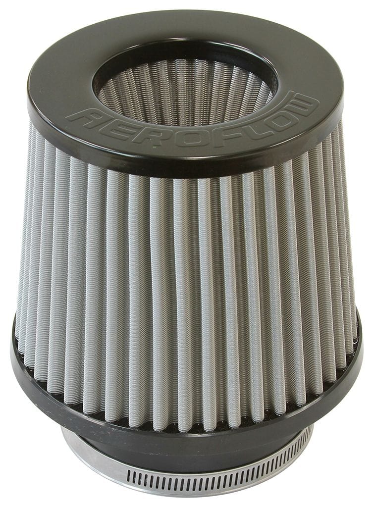 Aeroflow Universal 4" (102mm) Clamp-On Stainless Steel Inverted Pod Filter