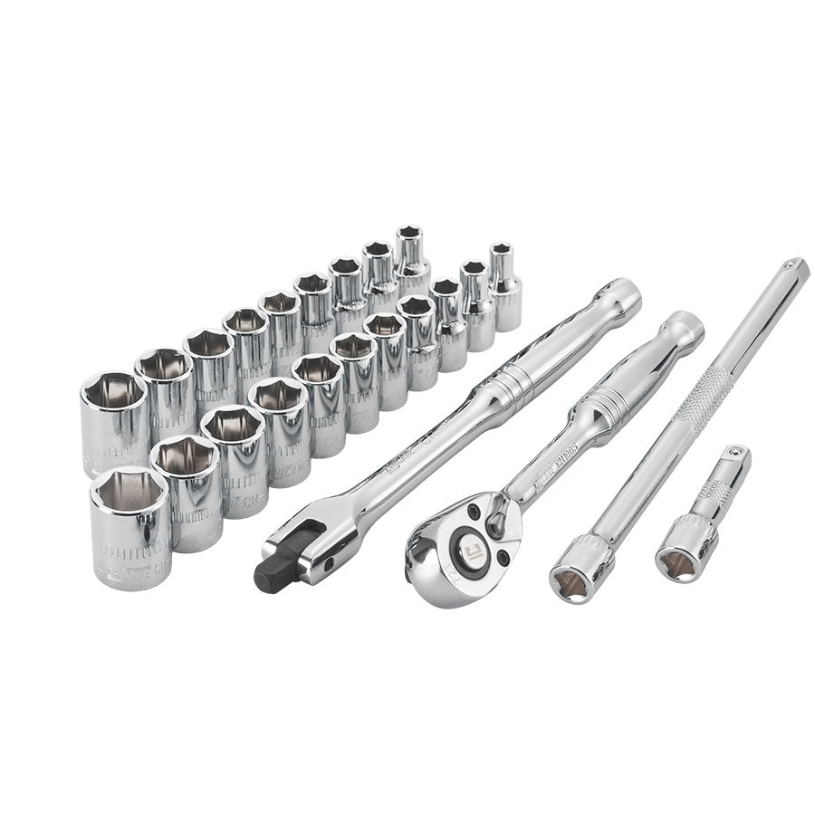 24 PIECE 1/4" DR. SOCKET SET