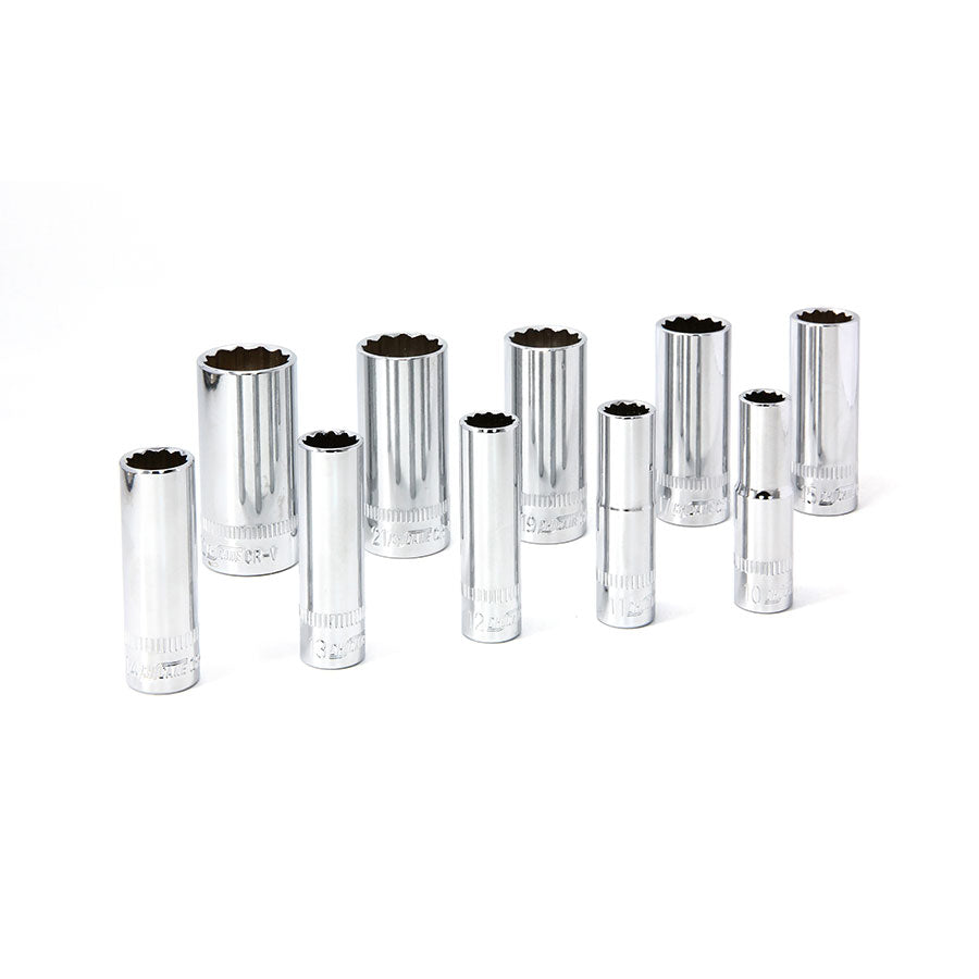 10 PIECE 3/8" DR METRIC DEEP SOCKET SET
