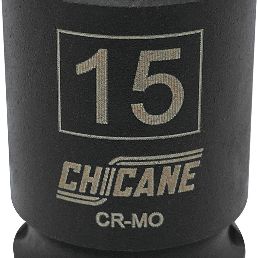 15 PIECE 3/8" DR METRIC IMPACT SOCKET SET