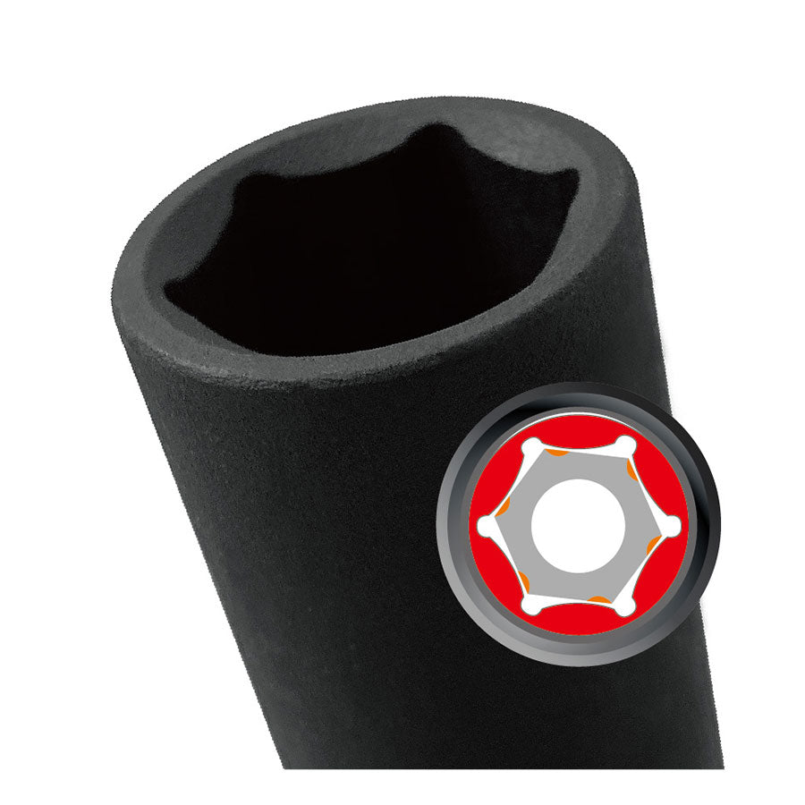 15 PIECE 3/8" DR METRIC IMPACT SOCKET SET