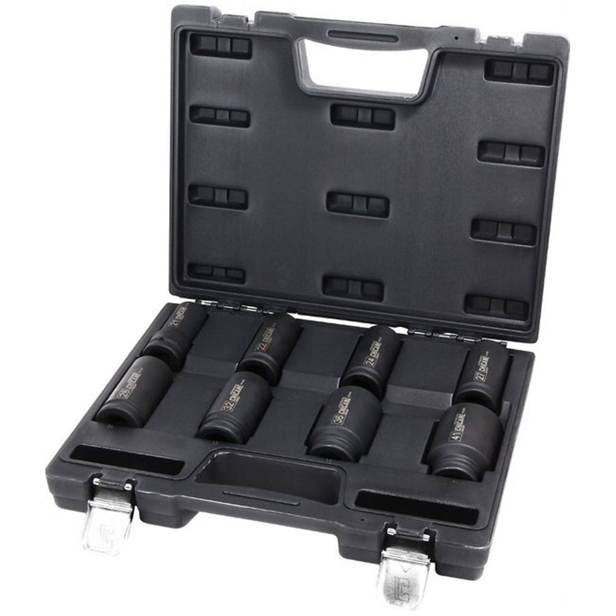 8 PIECE 3/4" DR METRIC DEEP IMPACT SOCKET SET