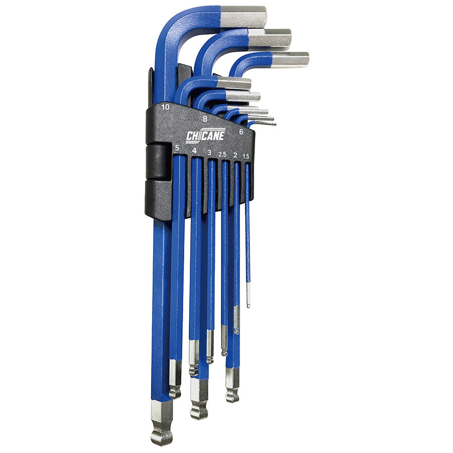 9 PIECE METRIC BALL END HEX KEY WRENCH SET