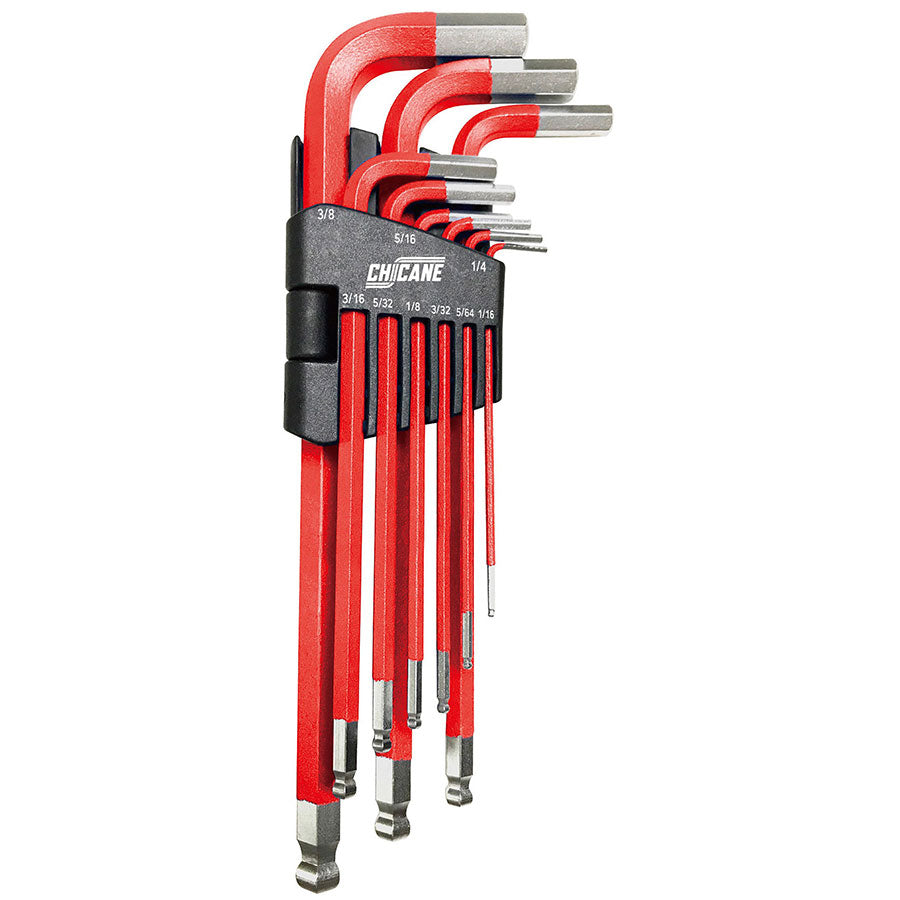 9 PIECE AF IMPERIAL BALL END HEX KEY WRENCH SET
