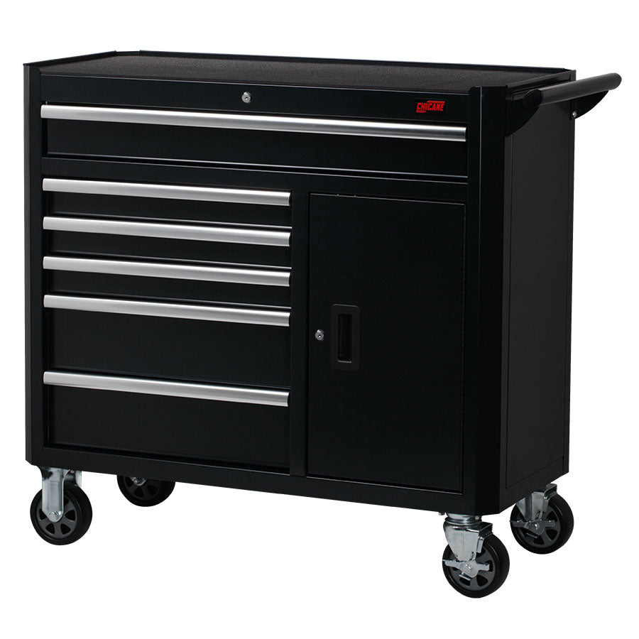 41" 6 DRAWER 1 DOOR MOBILE TOOL TROLLEY