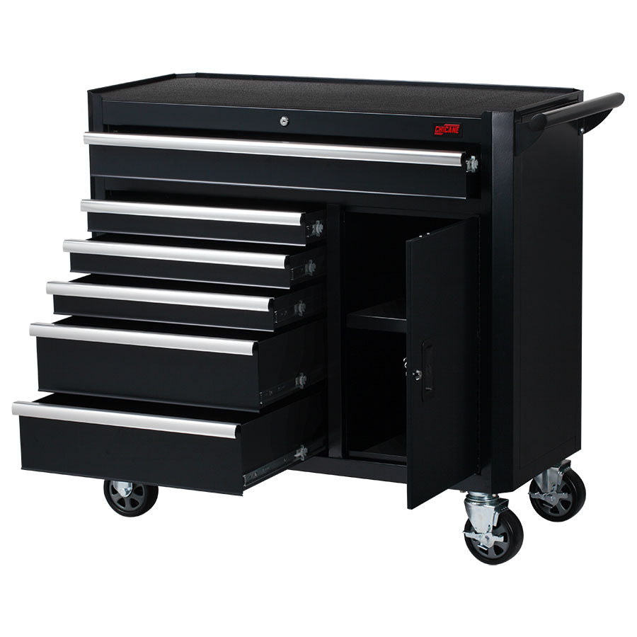 41" 6 DRAWER 1 DOOR MOBILE TOOL TROLLEY