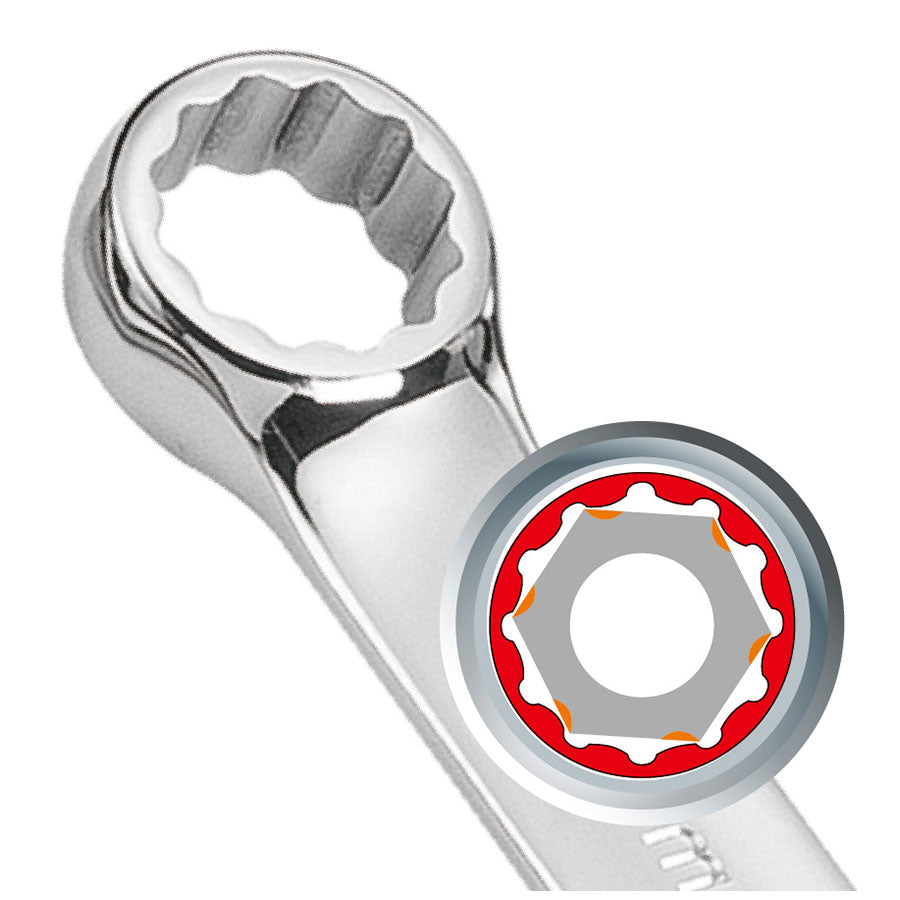 14 PIECE METRIC COMBINATION SPANNER SET