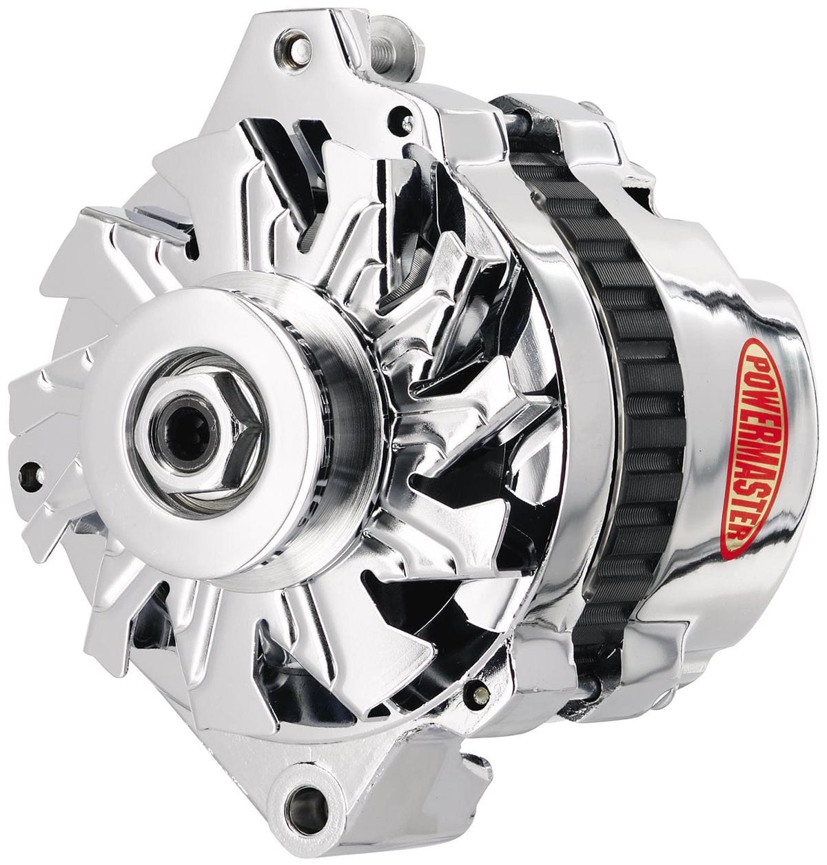 Powermaster Chrome GM/Chevy CS130 Style Alternator PM378021