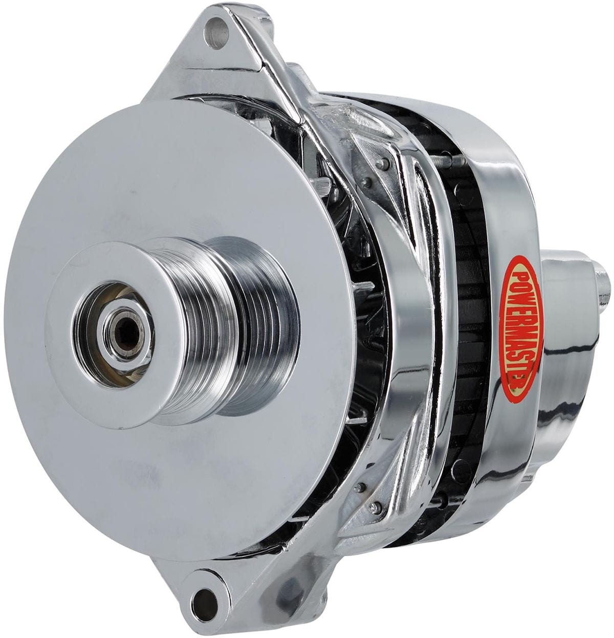 Powermaster Chrome GM/Chevy CS144 Style Alternator PM37805