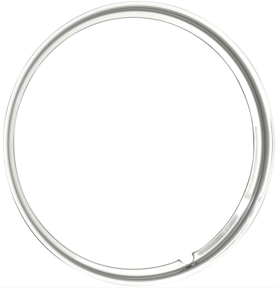 Wheel Vintiques Stainless 16" Smooth Hot Rod Style Trim Ring WV3005-16