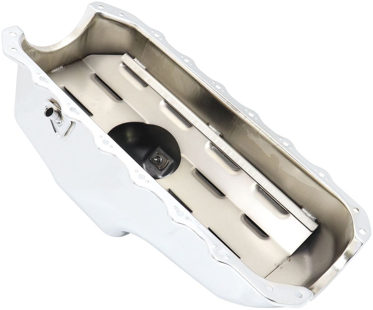 Aeroflow Holden 253 308 Standard Replacement Oil Pan, Raw Finish (AF82