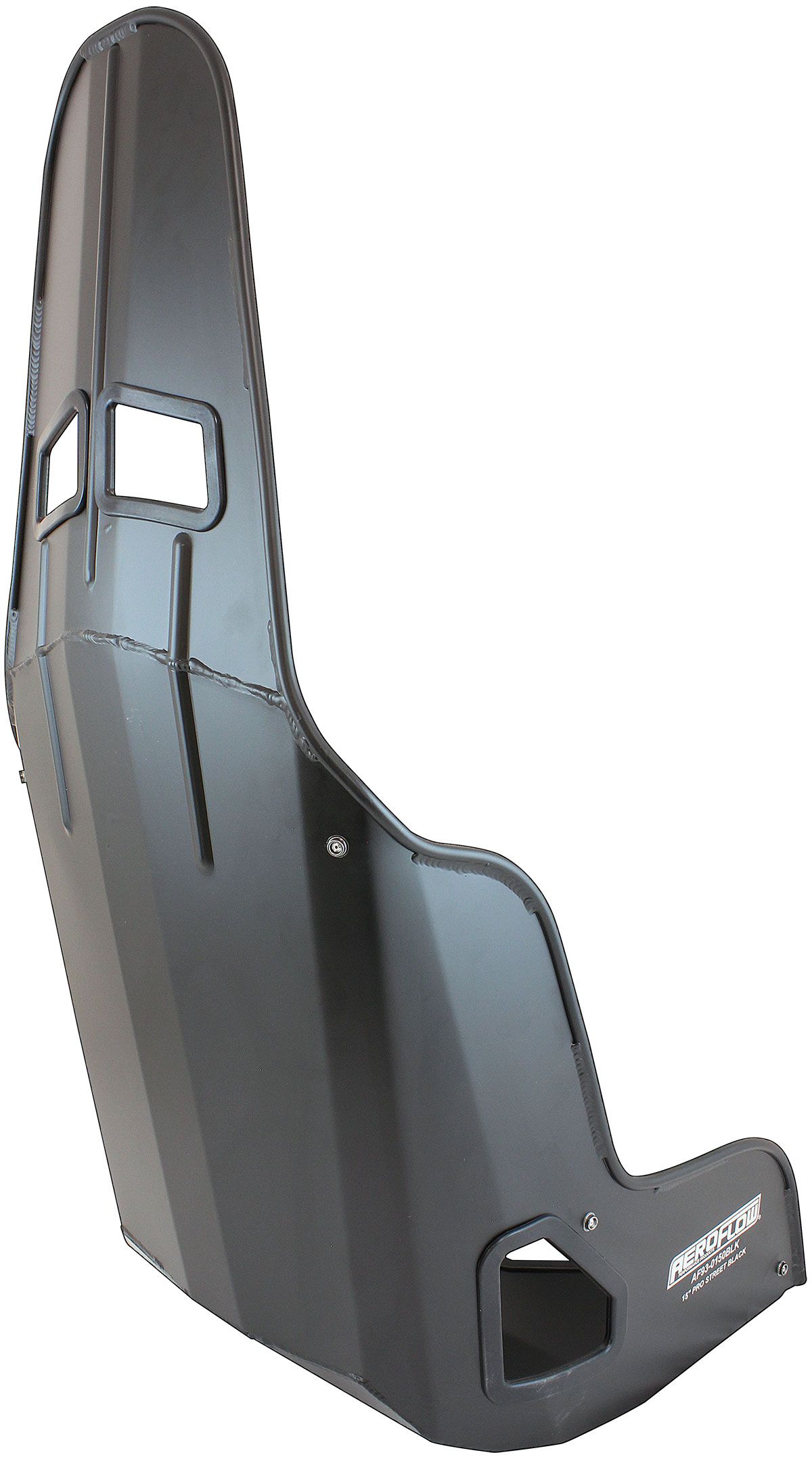 Aeroflow Aeroflow Aeroflow Pro Street Drag 15" Aluminium Race Seat, Black Finish (AF93-0150BLK) SR