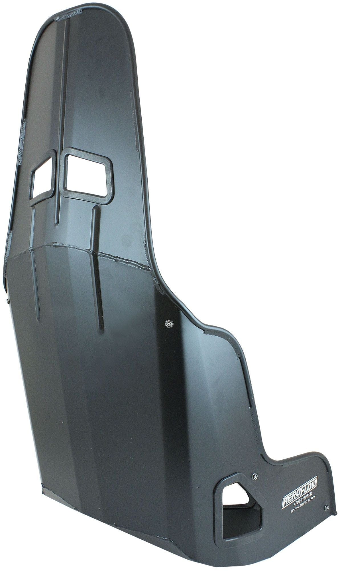 Aeroflow Aeroflow Aeroflow Pro Street Drag 18" Aluminium Race Seat, Black Finish (AF93-0180BLK) SR