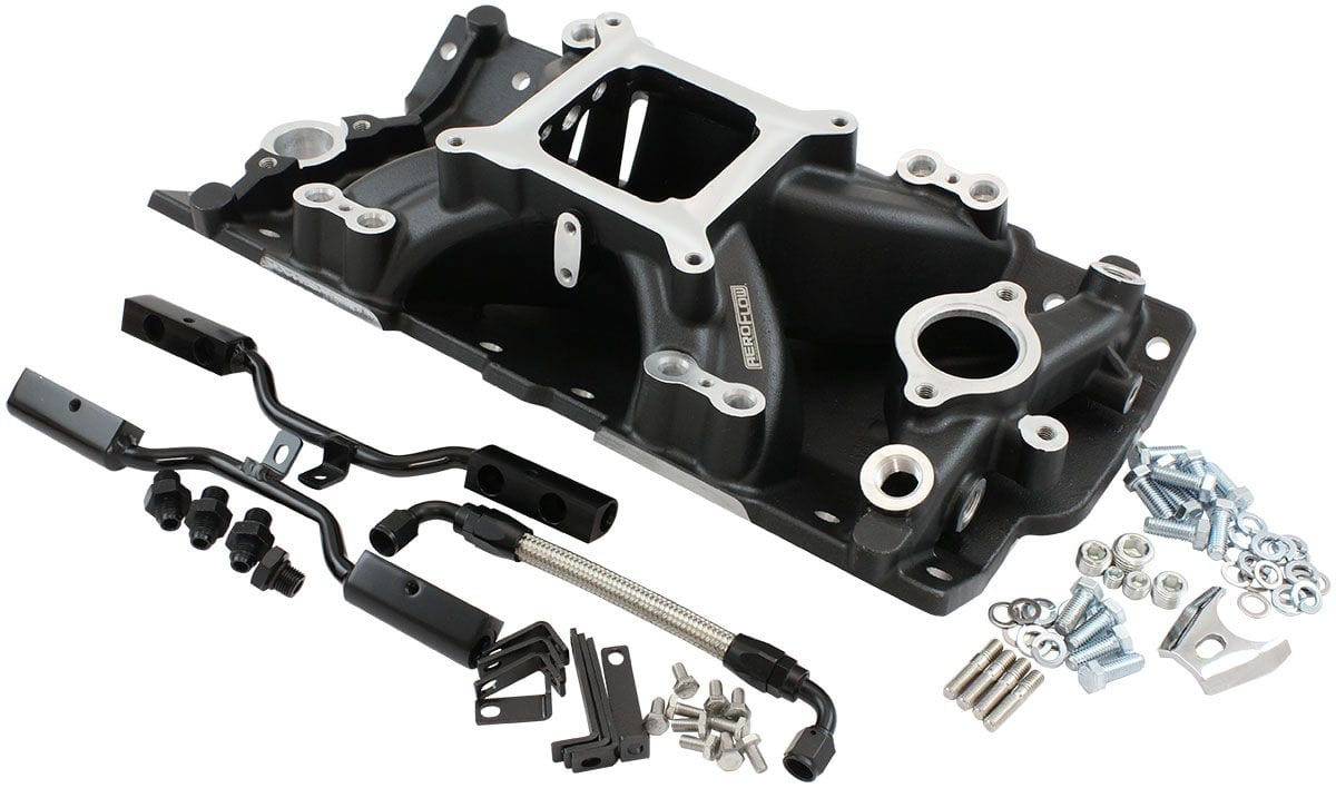 Aeroflow Aeroflow SBC EFI AIR GAP INTAKE MANIFOL SR