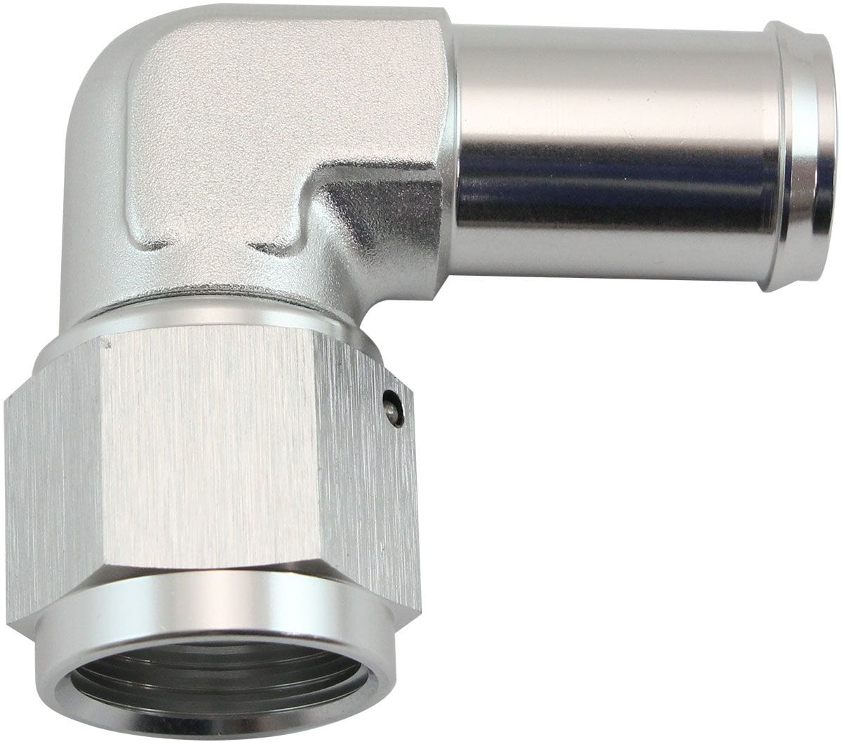 Aeroflow FEMALE -8AN 90DEG TO 5/8" BARB AF413-08-10S SR