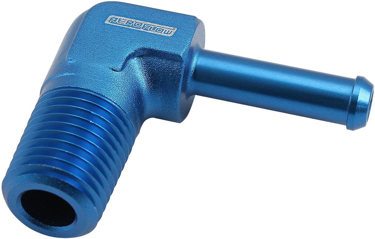 Aeroflow MALE 1/4" NPT TO 1/4" BARB AF842-04-04 SR
