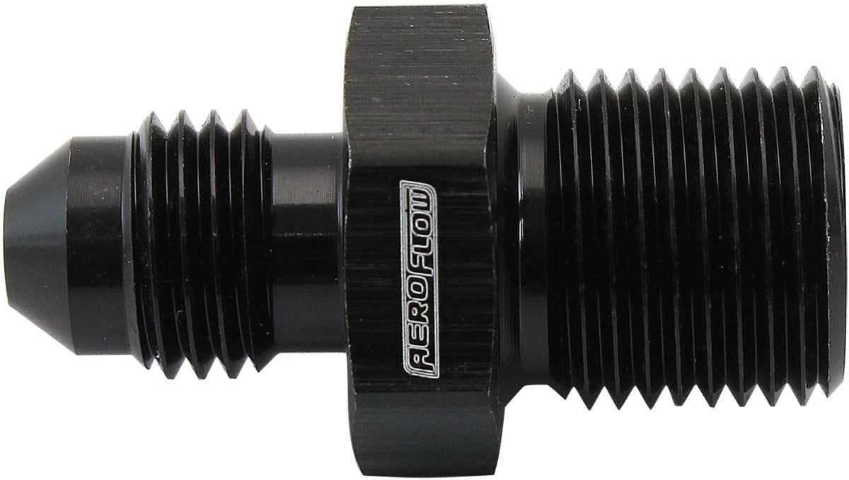 Aeroflow METRIC M14 X 1.25MM TO -4AN AF742-04BLK SR