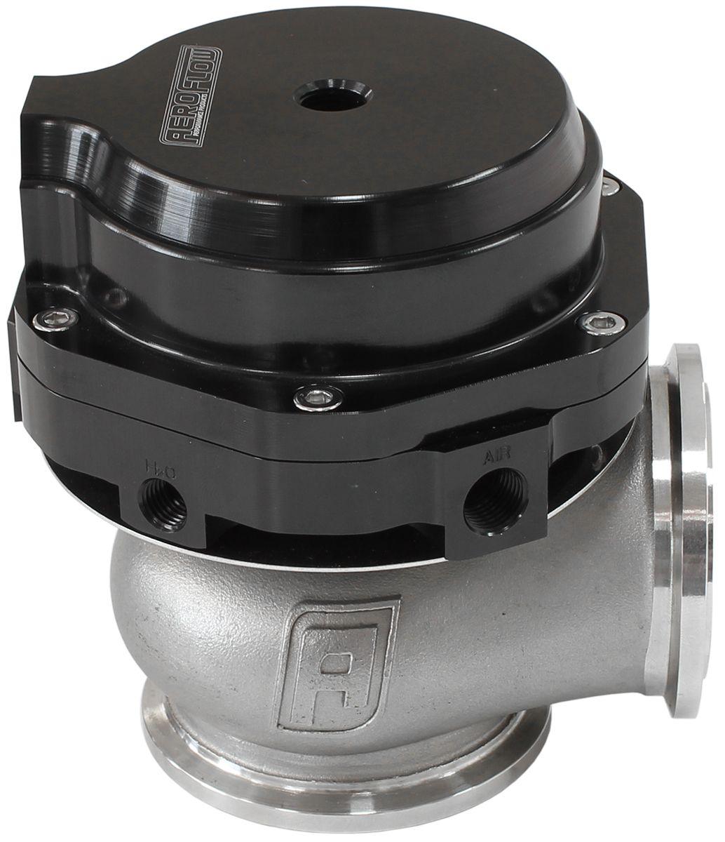 Aeroflow Performance 14 PSI (1 Bar) Aeroflow 44mm External Wastegate - Black AF9552-1001 SR