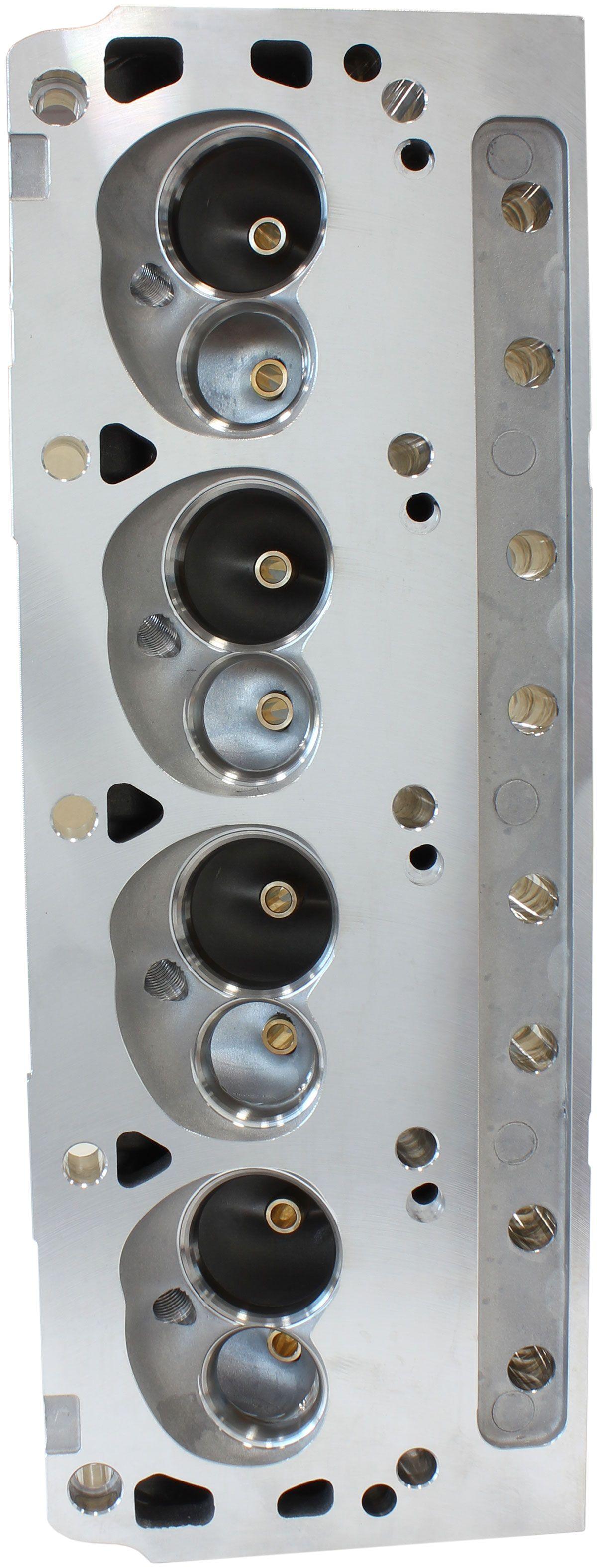 Aeroflow Performance 2.10" x 1.25" Intake Port, 1.35" x 1.35" Exhaust Port Aeroflow Bare Small Block Ford Windsor 289-351 185cc Aluminium Cylinder Heads with 63cc C SR