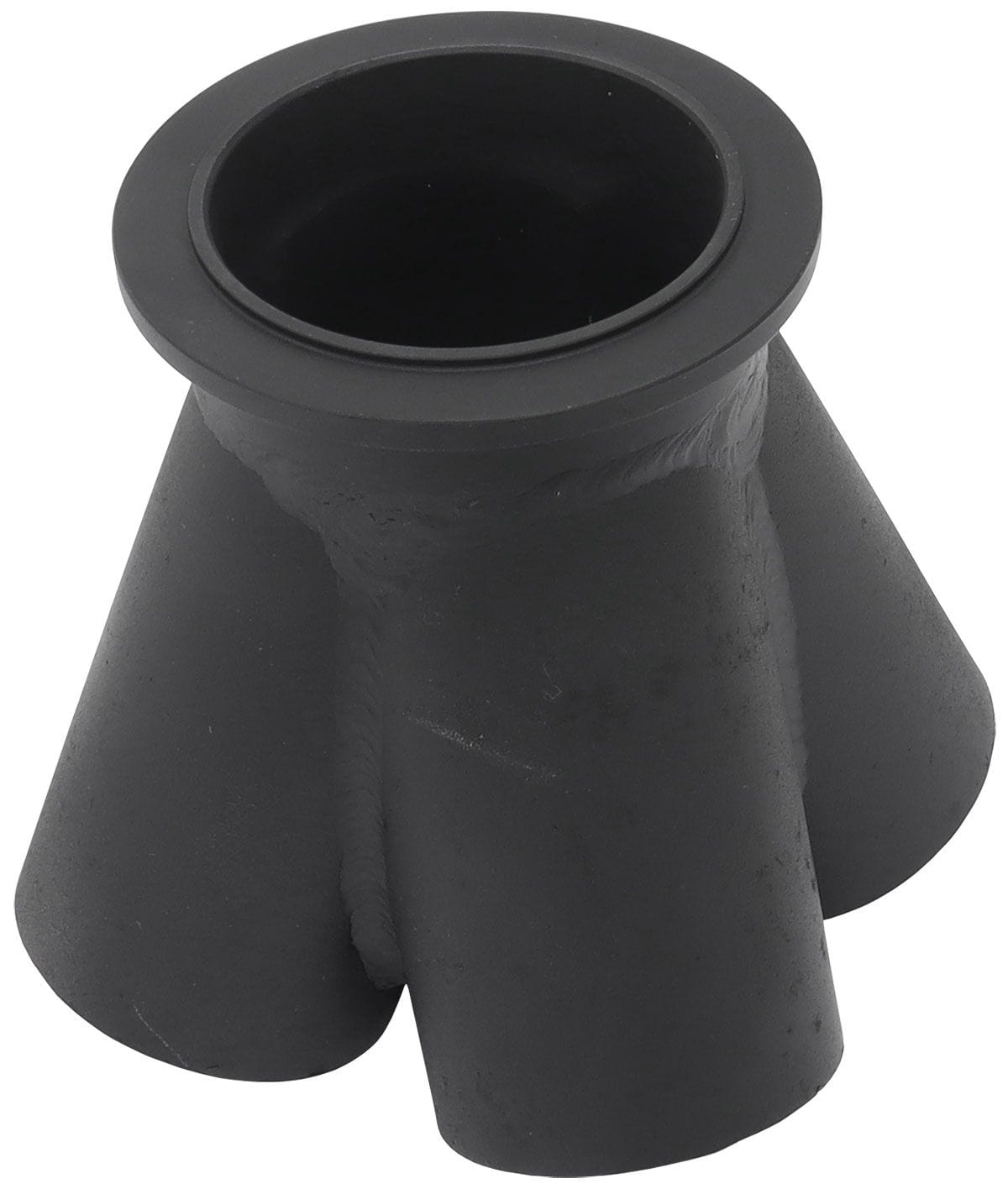 Aeroflow Performance 4 into 1 Round Turbo Merge Collector with 1-1/2" Tube Size, V-Band Flange CLEARANCE 4 into 1 Round Turbo Merge Collector with 1-1/2" Tube Size, V-Band Fla SR