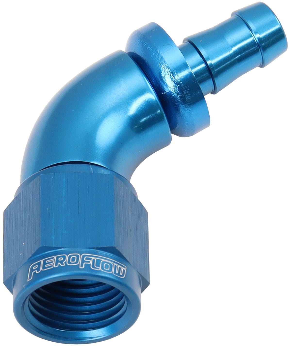 Aeroflow Performance -6AN TO 5/16" BARB 60 DEG FULL (AF518-06-05) SR