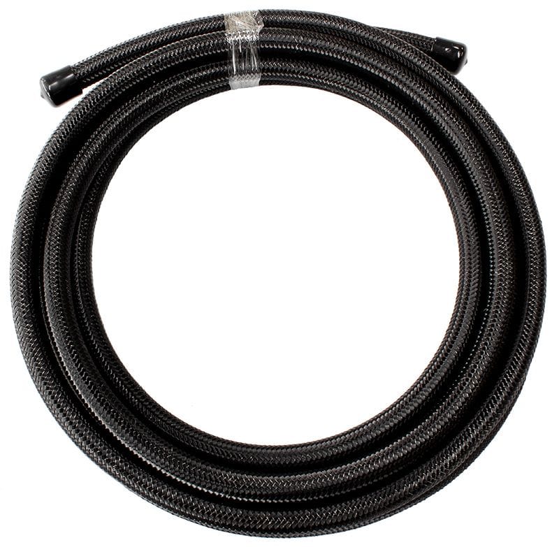 Aeroflow Performance Aeroflow -12 / 1 / Black 100 Series Stainless Steel Braided Hose SR