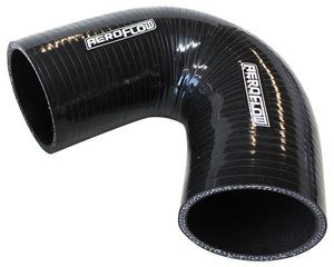 Gloss Black 135° Silicone Elbow Hose AF9205
 3-Ply, 4.5mm Wall Thickness, 100mm Leg