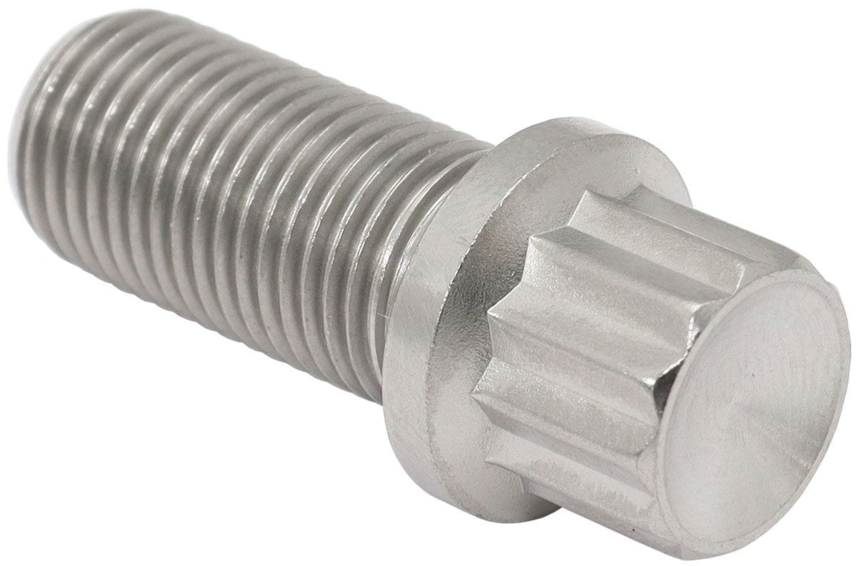 Aeroflow Performance Aeroflow Aeroflow M12 x 1.25mm, UHL 25mm Titanium Bolt (AF3505-0984) SR