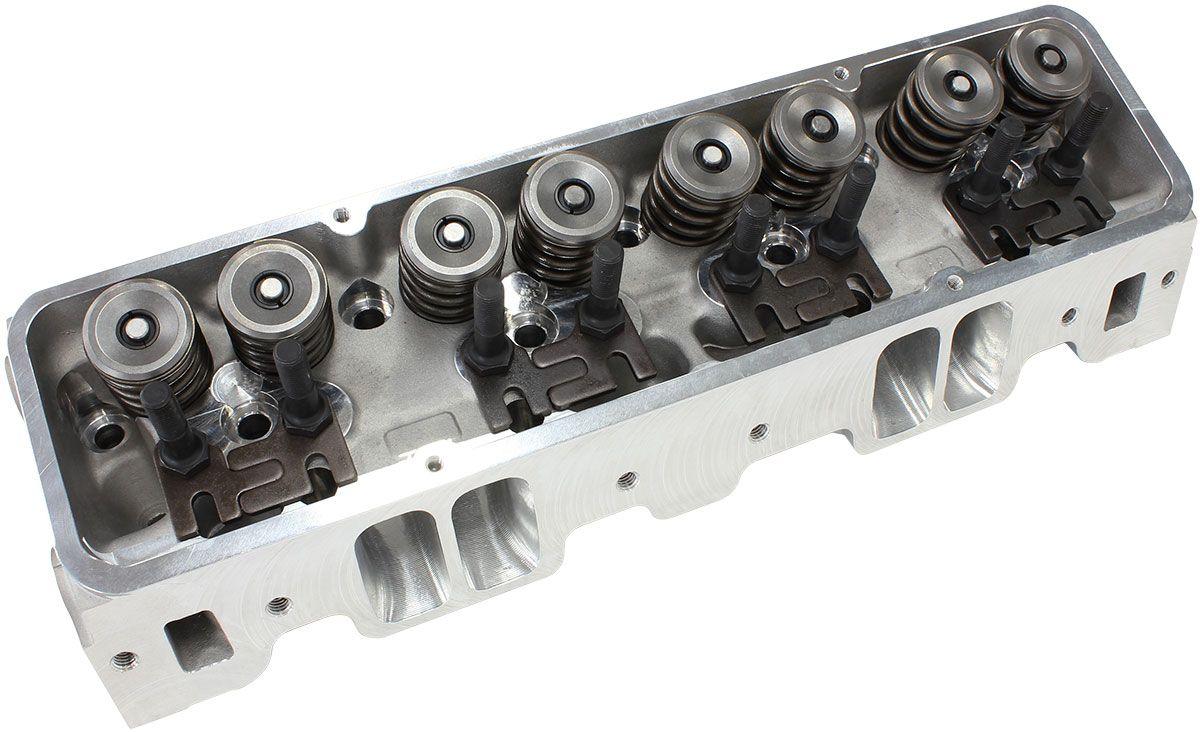 Aeroflow Performance Aeroflow AF95-2401 Complete Small Block Chev 327-350-400 213cc CNC Ported Aluminium Cylinder Heads with 68cc Chamber (Pair) 
2.15" x 1.30" Intake Port, 1.45" x 1.50" Exhaust Port SR