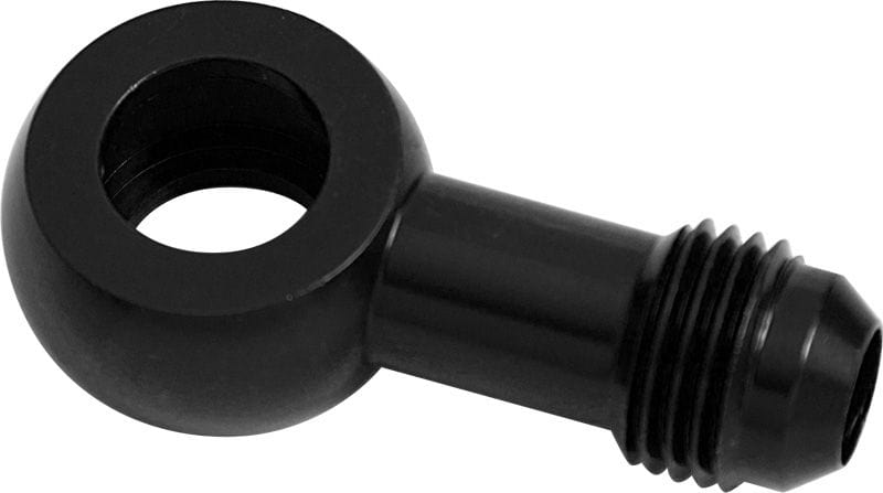 Aeroflow Performance Aeroflow Black Alloy AN Banjo Fitting 12mm to -6AN AF719-06 SR
