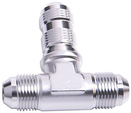 Aeroflow Performance Aeroflow Fittings 16AN / Silver Bulkhead AN Tee AF834 SR
